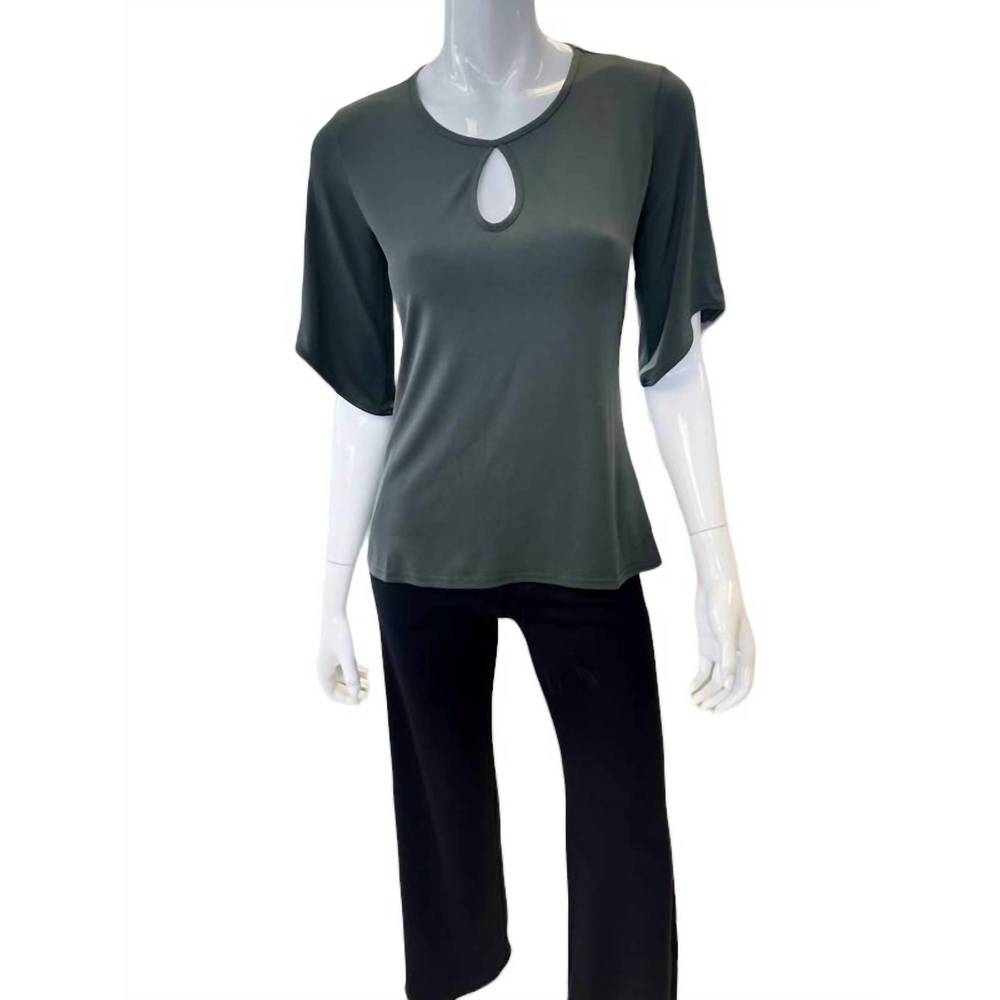 NEW VIERECK women's hotel top in olive